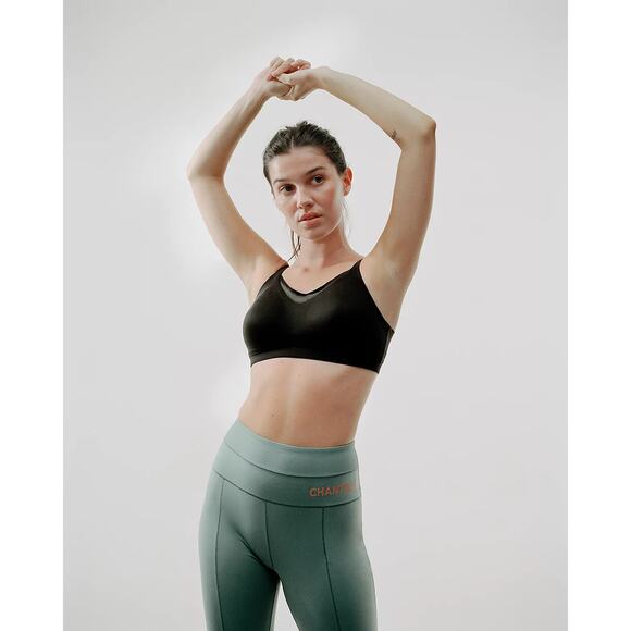 Chantelle Women's Small Black 15M2 Comfort Low Impact Sports Bra Active B15-3 - Picture 1 of 9